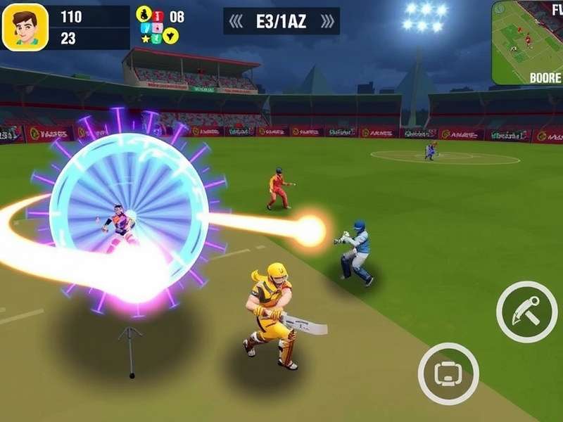 Intense cricket action in Goa Strikers Champion Goa Strikers Champion Gameplay Screenshot